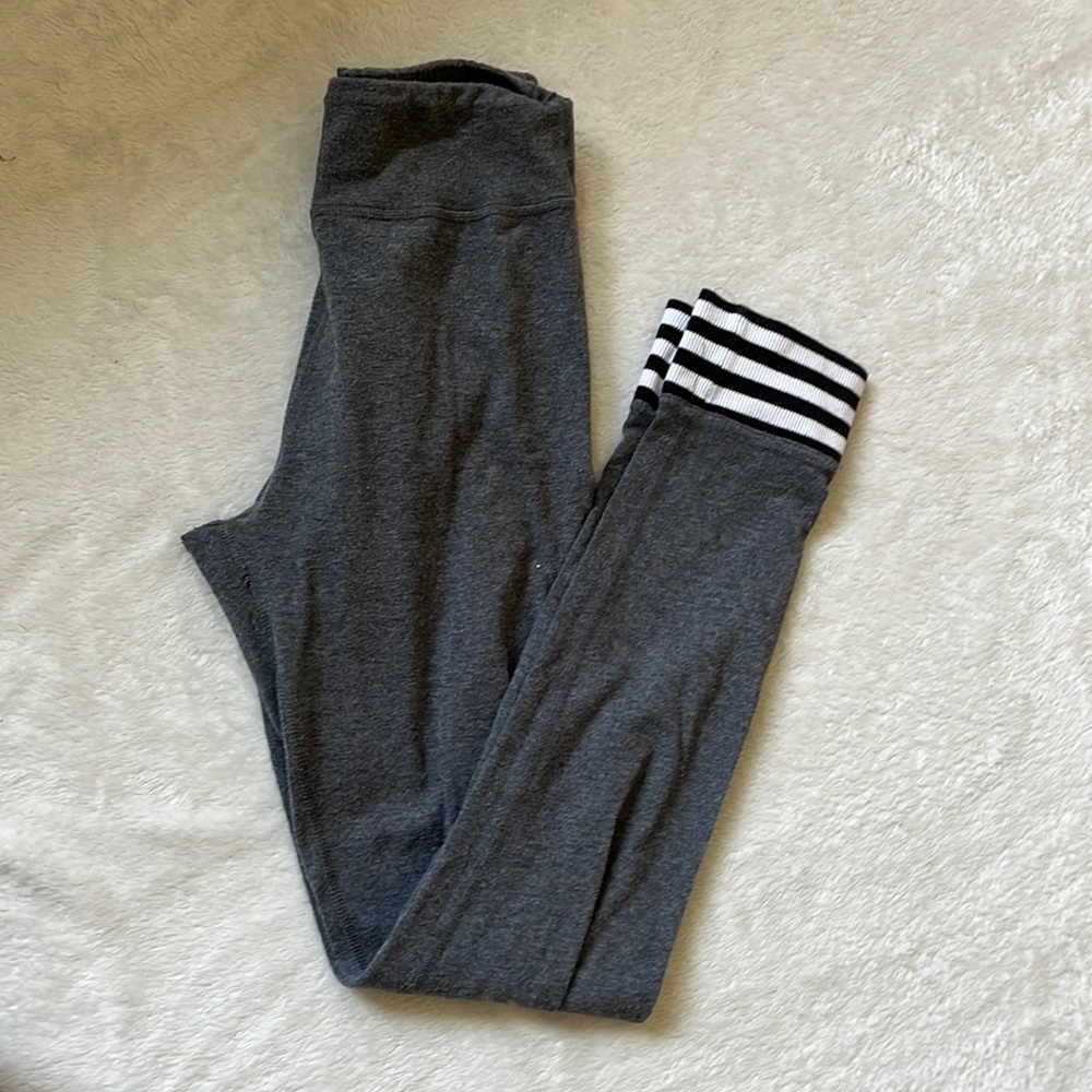 GREY ADIDAS COTTON LEGGINGS
